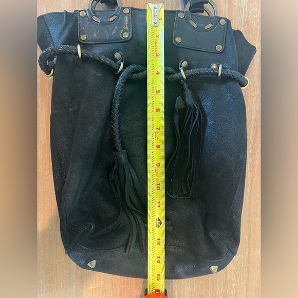 CARLA MANCINI leather fringed bag - Picture 6 of 6